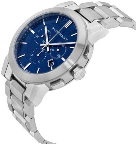 burberry men's watch chronograph the city 42mm blue bu9363|Burberry Men's Watch Chronograph The City 42mm Blue BU9363.